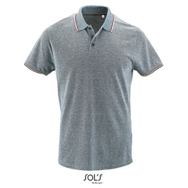 Men `Heather Polo Shirt Paname
