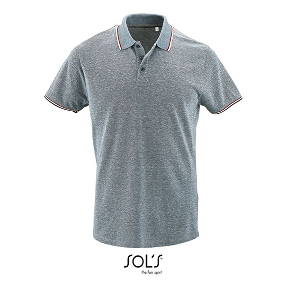 Men`s Heather Polo Shirt Paname