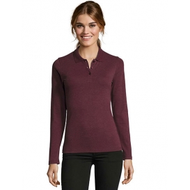 Women`s Long-Sleeve Piqué Polo Shirt Perfect