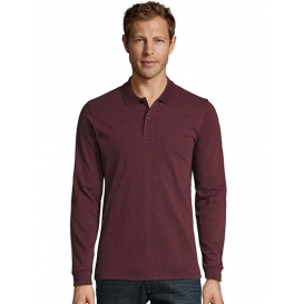 Men`s Long-Sleeve Piqué Polo Shirt Perfect