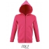 Kids` Zip Hoodie Stone