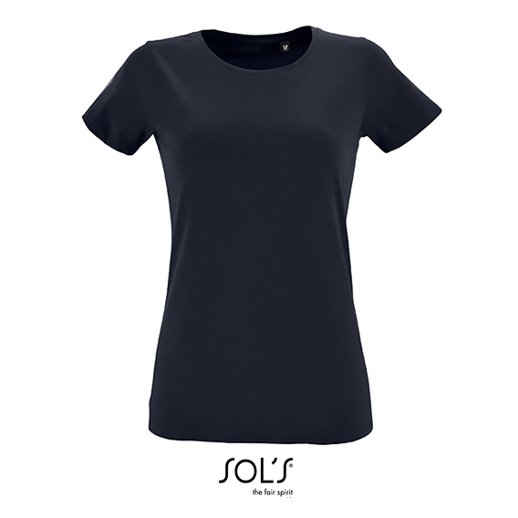 Women`s Round Neck Fitted T-Shirt Regent