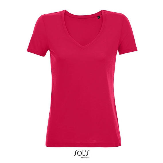 Women´s Flowy V-Neck T-Shirt Motion