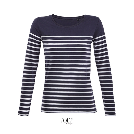 Women´s Long Sleeve Striped T-Shirt Matelot