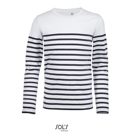 Kids' Long Sleeve Striped T-Shirt Matelot
