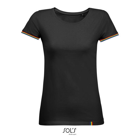 Women´s Short Sleeve T-Shirt Rainbow