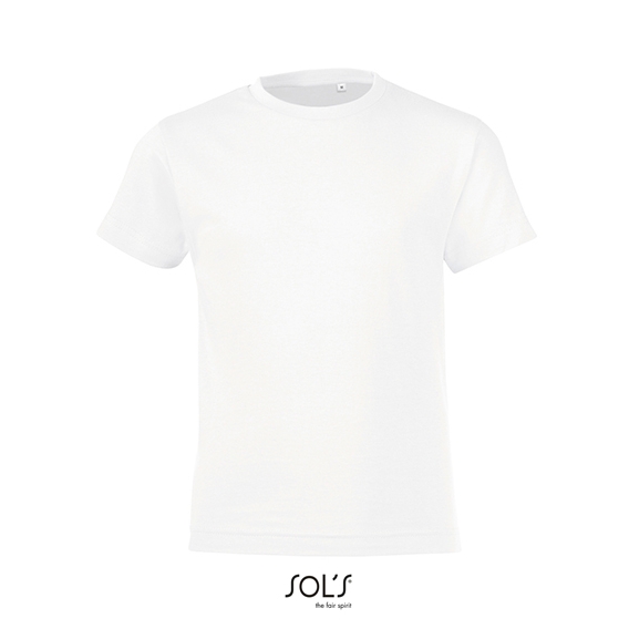 Kids` Round Collar T-Shirt Regent Fit