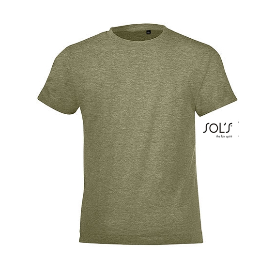 Kids` Round Collar T-Shirt Regent Fit