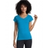 Ladies` V-Neck-T-Shirt Moon