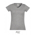 Ladies` V-Neck-T-Shirt Moon