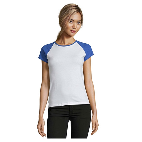 Women`s Raglan Colour-T Milky