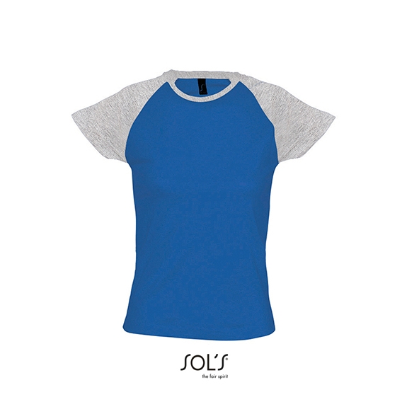 Women`s Raglan Colour-T Milky
