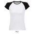 Women`s Raglan Colour-T Milky