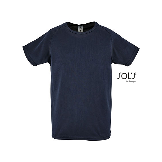 Kids` Raglan Sleeved T-Shirt Sporty