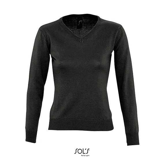Women`s V Neck Sweater Galaxy