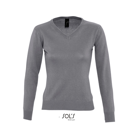 Women`s V Neck Sweater Galaxy