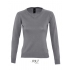 Women`s V Neck Sweater Galaxy