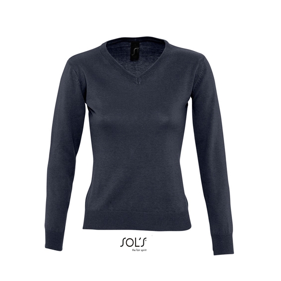 Women`s V Neck Sweater Galaxy