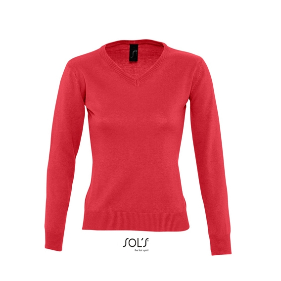 Women`s V Neck Sweater Galaxy