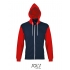 Unisex Hooded Zipped Jacket Silver