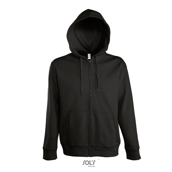 Men Hooded Zipped Jacket Seven
