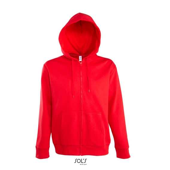 Men Hooded Zipped Jacket Seven