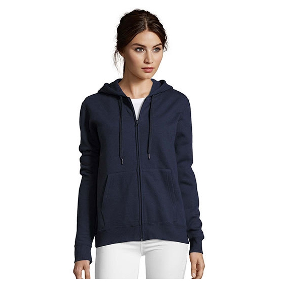 Women Hooded Zipped Jacket Seven
