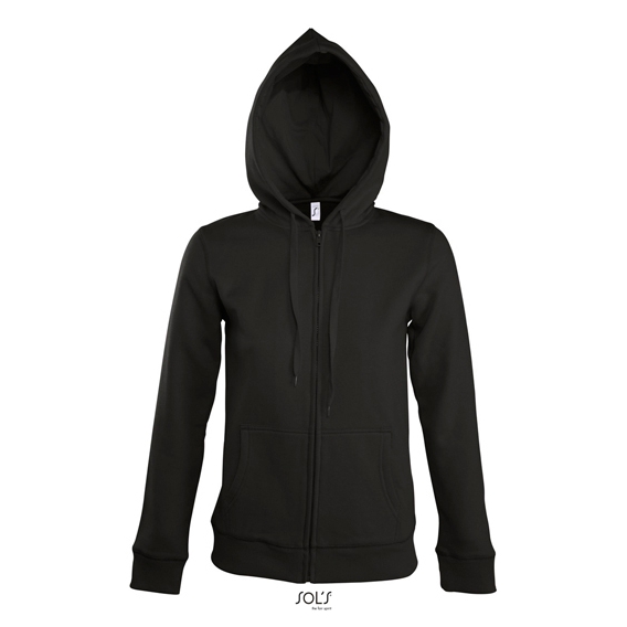 Women Hooded Zipped Jacket Seven