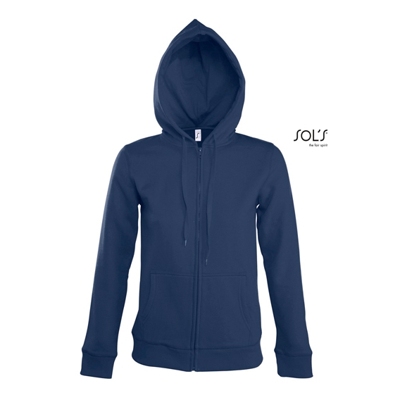 Women Hooded Zipped Jacket Seven