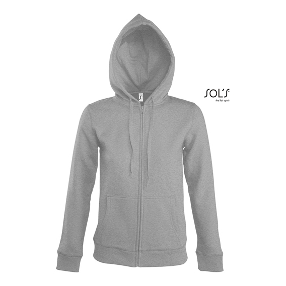 Women Hooded Zipped Jacket Seven