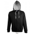 Contrasted Zipped Hooded Jacket Soul Men