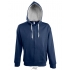 Contrasted Zipped Hooded Jacket Soul Men