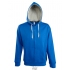 Contrasted Zipped Hooded Jacket Soul Men