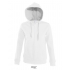 Contrast Hooded Zip Jacket Soul Women