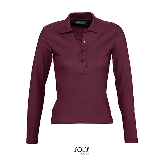 Ladies` Longsleeve Polo Podium