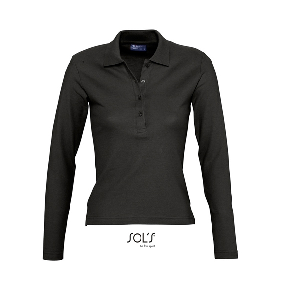 Ladies` Longsleeve Polo Podium