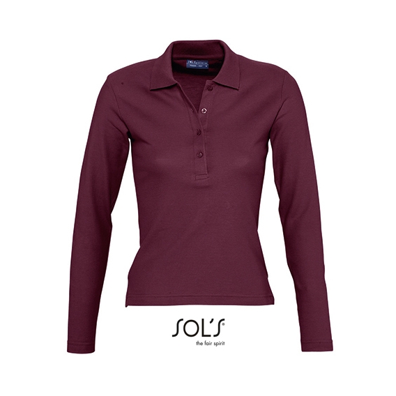 Ladies` Longsleeve Polo Podium