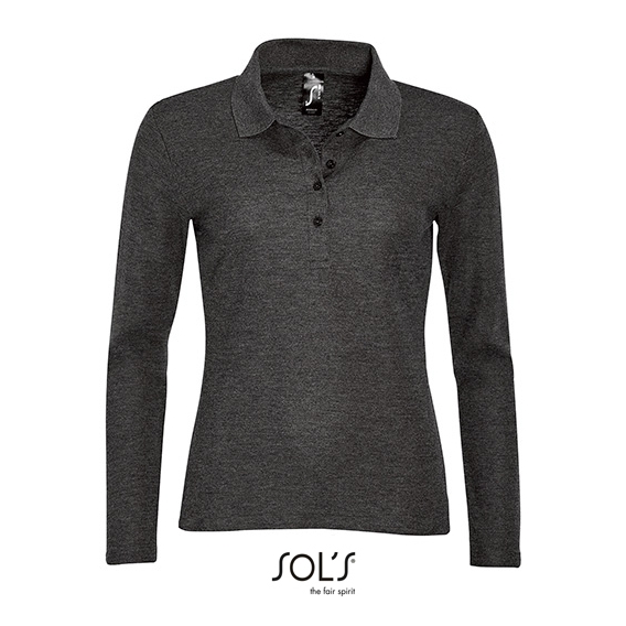 Ladies` Longsleeve Polo Podium