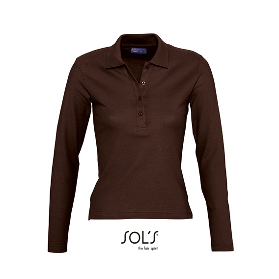 Ladies` Longsleeve Polo Podium
