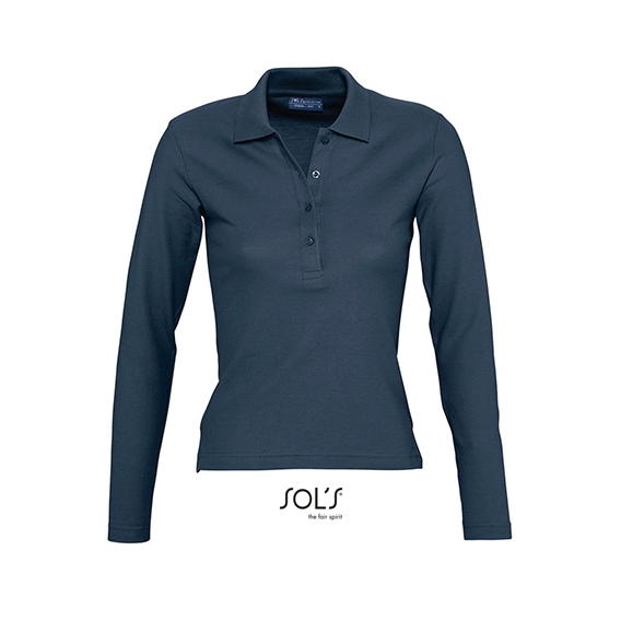 Ladies` Longsleeve Polo Podium
