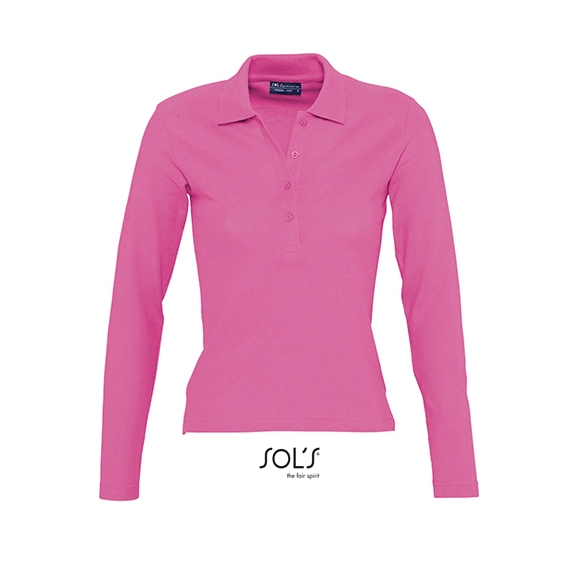 Ladies` Longsleeve Polo Podium