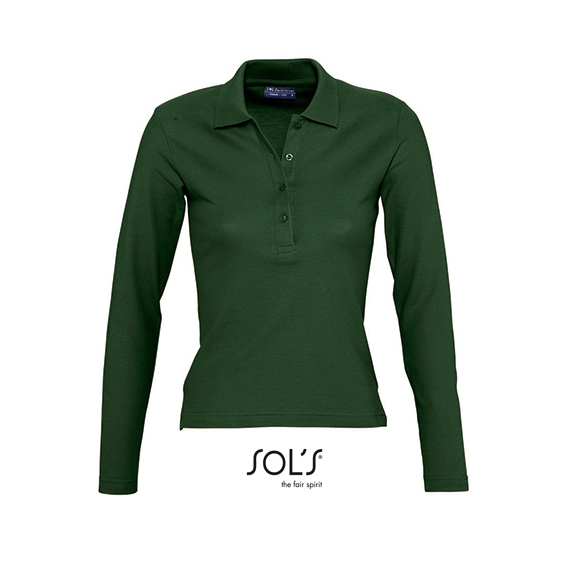 Ladies` Longsleeve Polo Podium
