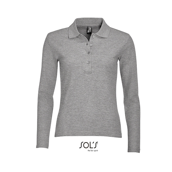 Ladies` Longsleeve Polo Podium