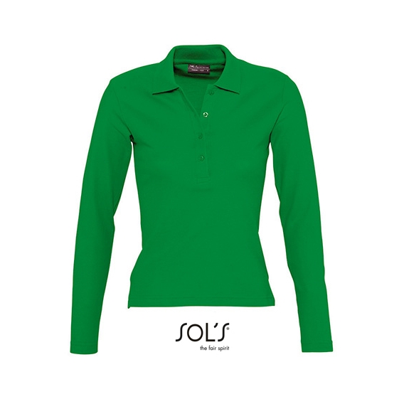 Ladies` Longsleeve Polo Podium
