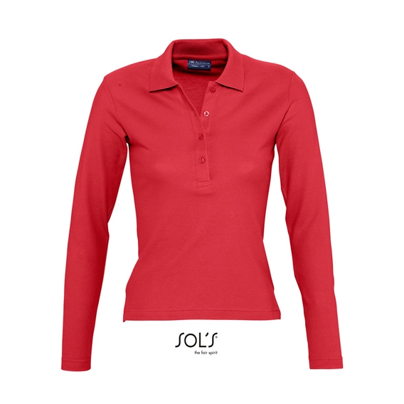 Ladies` Longsleeve Polo Podium