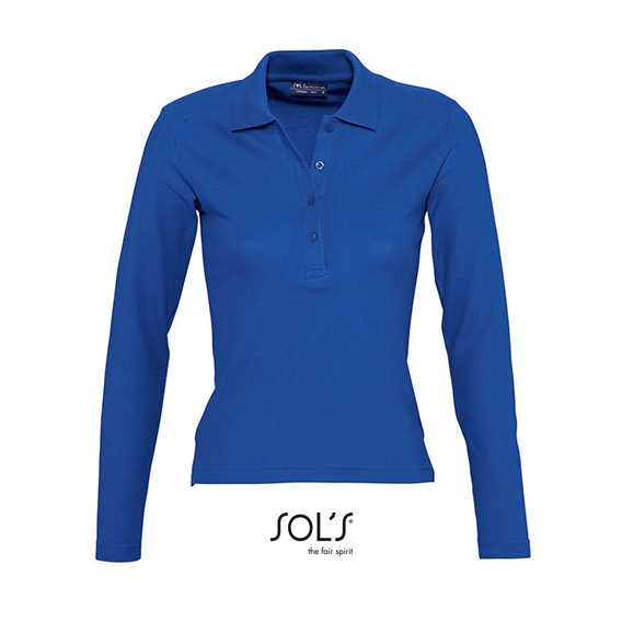 Ladies` Longsleeve Polo Podium