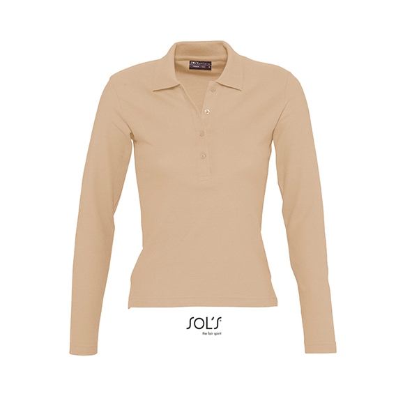 Ladies` Longsleeve Polo Podium