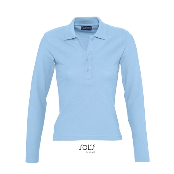 Ladies` Longsleeve Polo Podium