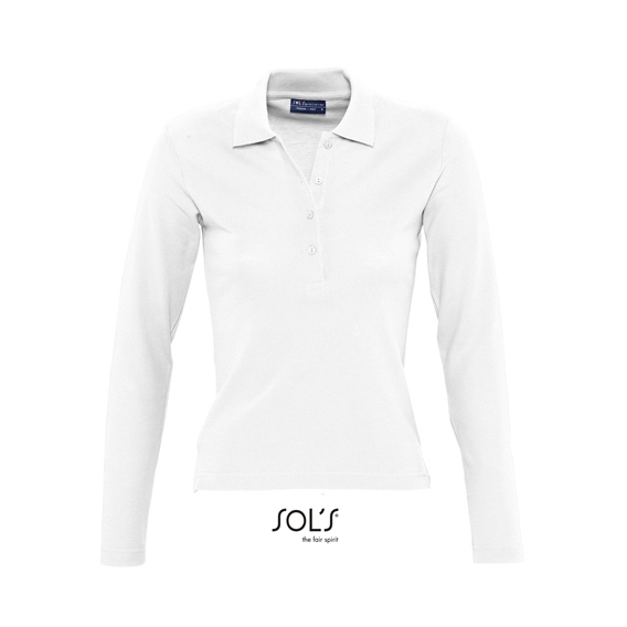 Ladies` Longsleeve Polo Podium