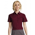 Popelín-Blouse Escape Shortsleeve